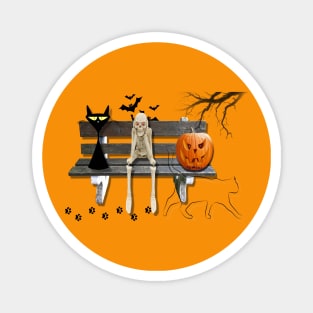 Waiting for Halloween Magnet